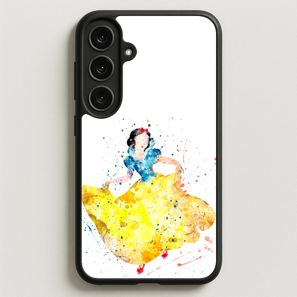 Watercolour Snow White Fairytale Phone Case for Galaxy S25FE