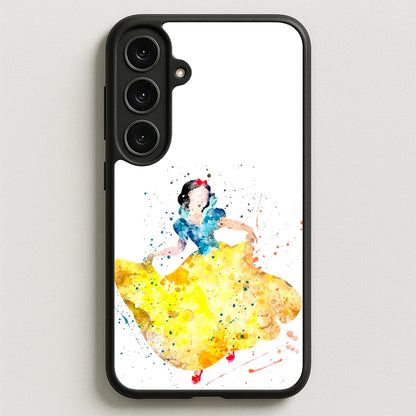 Watercolour Snow White Fairytale Phone Case for Galaxy S25FE