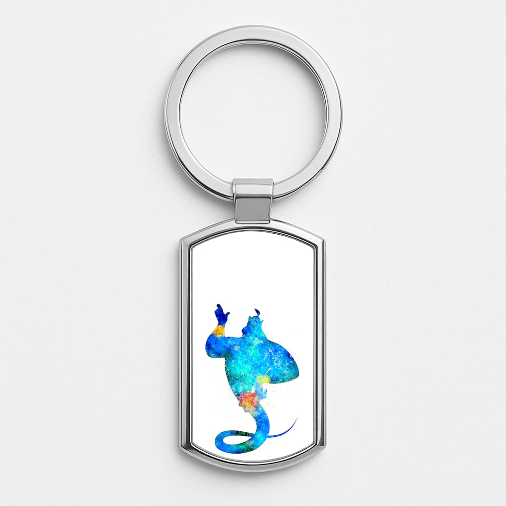 Watercolour Aladdin Fairytale Luxury Keyring