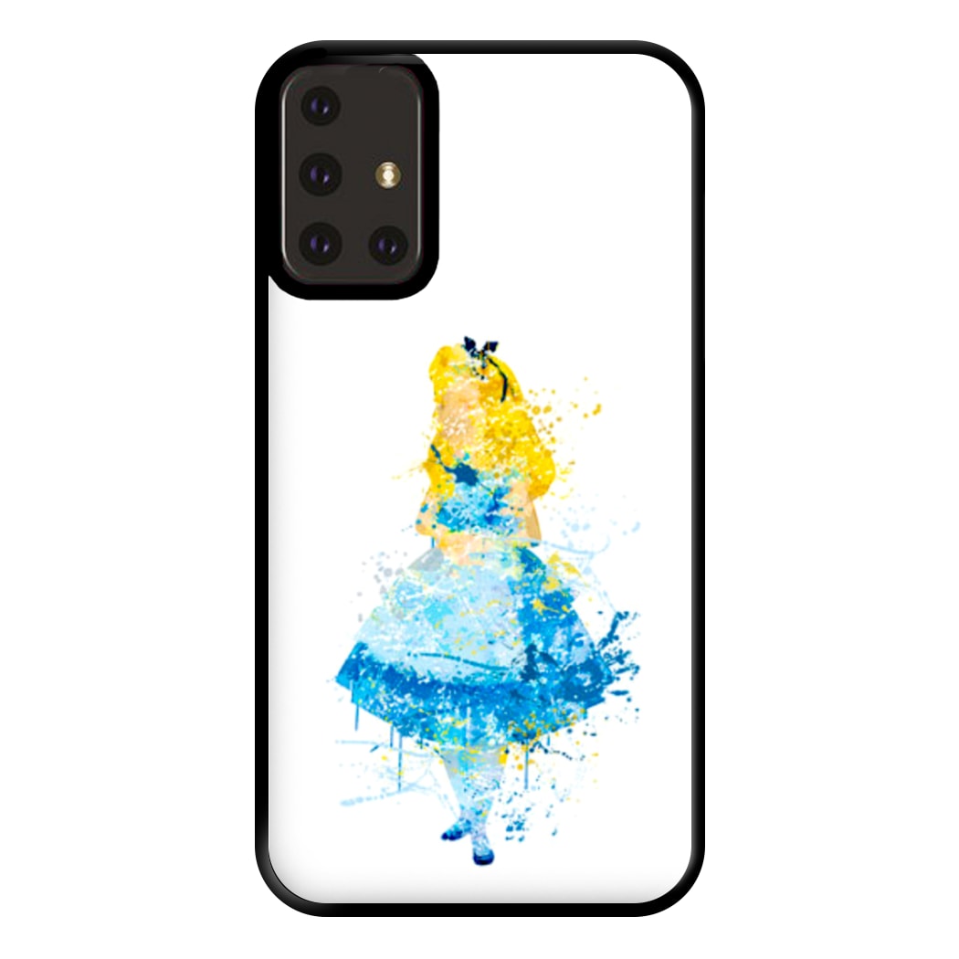 Watercolour Alice in Wonderland Fairytale Phone Case for Galaxy A71