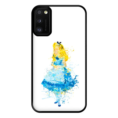 Watercolour Alice in Wonderland Fairytale Phone Case for Galaxy A41