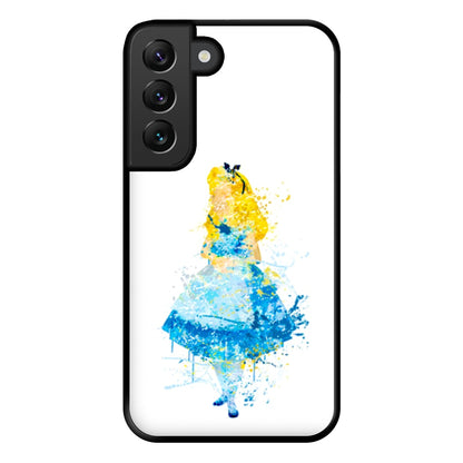 Watercolour Alice in Wonderland Fairytale Phone Case for Galaxy S22 Plus