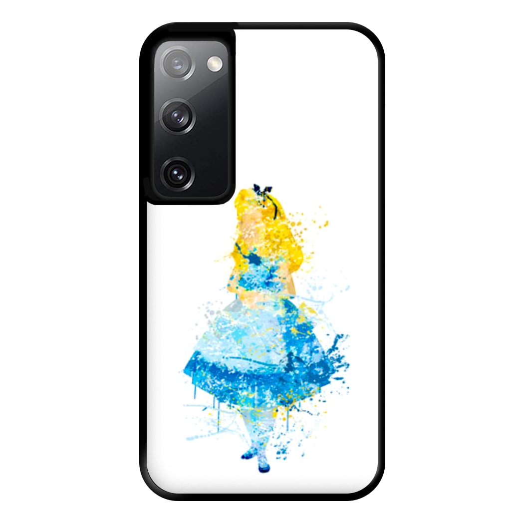 Watercolour Alice in Wonderland Fairytale Phone Case for Galaxy S20