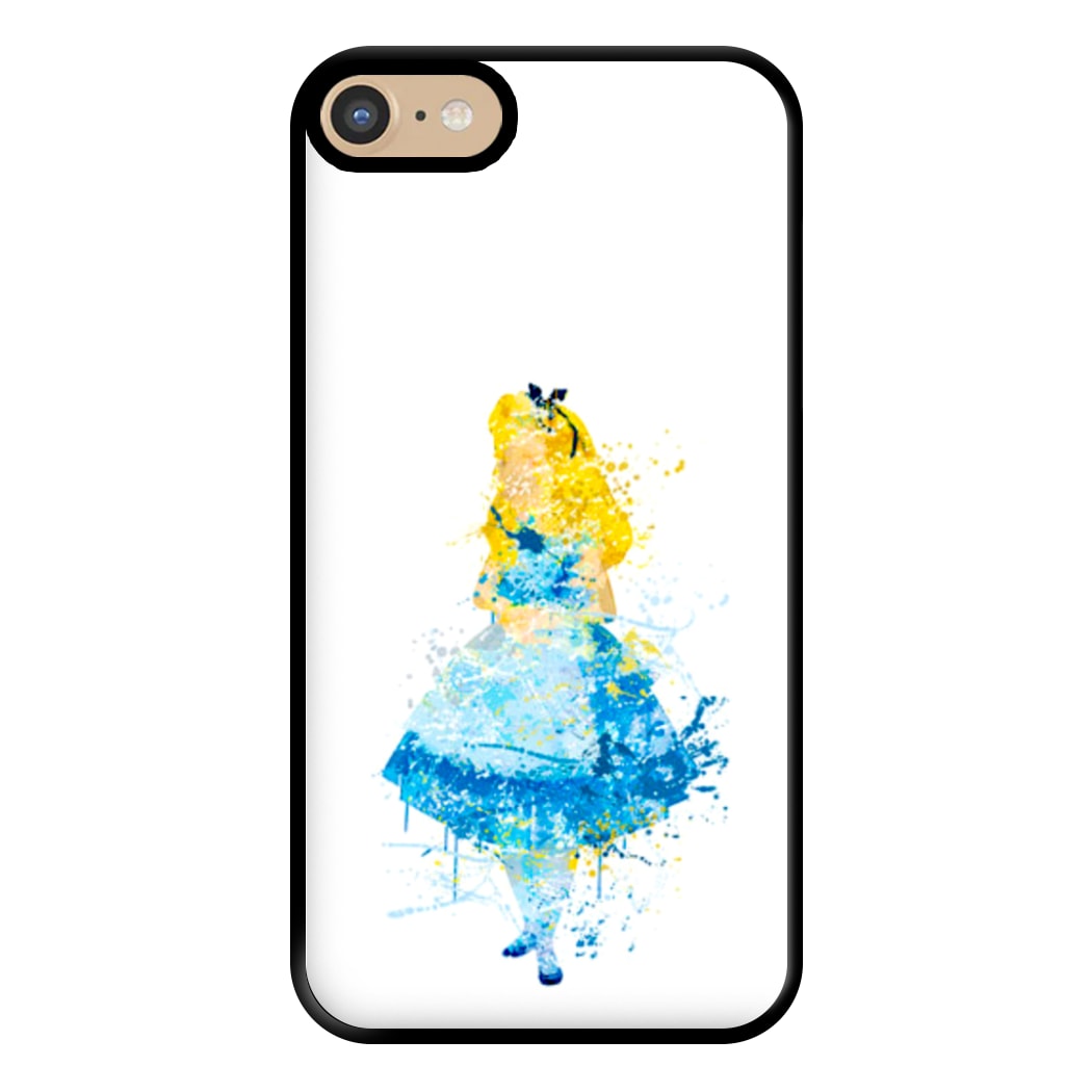 Watercolour Alice in Wonderland Fairytale Phone Case for iPhone 6 / 7 / 8 / SE