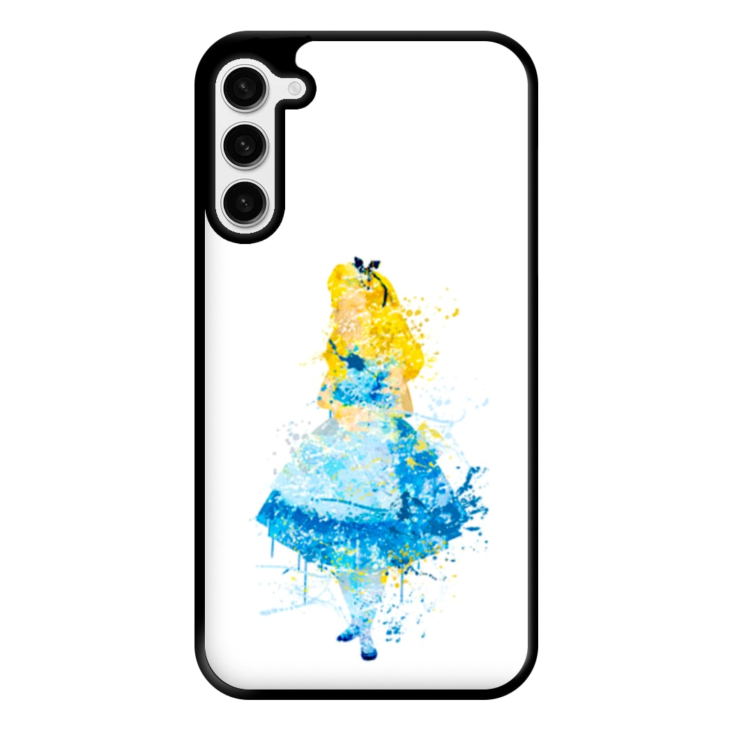 Watercolour Alice in Wonderland Fairytale Phone Case for Galaxy S23 Plus