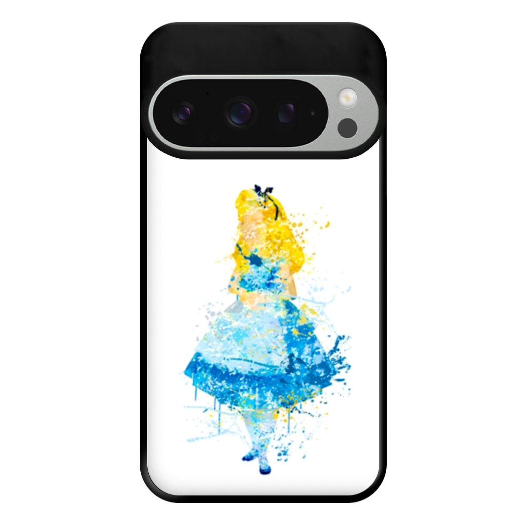 Watercolour Alice in Wonderland Fairytale Phone Case for Google Pixel 9 Pro XL