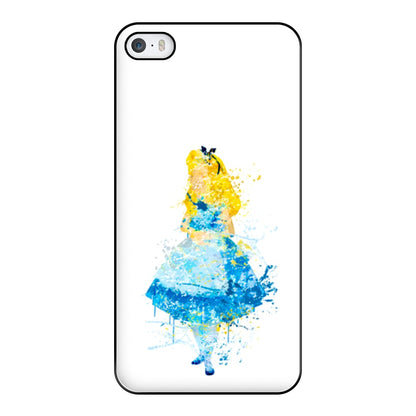 Watercolour Alice in Wonderland Fairytale Phone Case for iPhone 5 / 5s / SE 2016