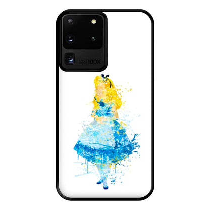 Watercolour Alice in Wonderland Fairytale Phone Case for Galaxy S20 Ultra