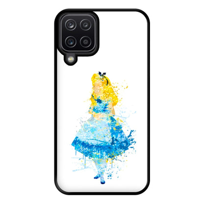 Watercolour Alice in Wonderland Fairytale Phone Case for Galaxy A12