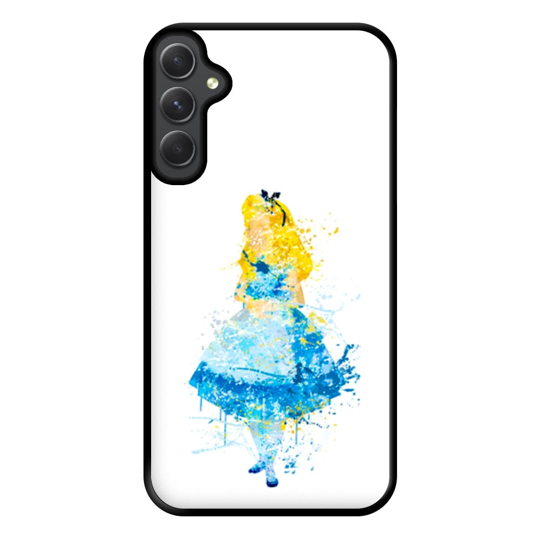 Watercolour Alice in Wonderland Fairytale Phone Case for Galaxy A14