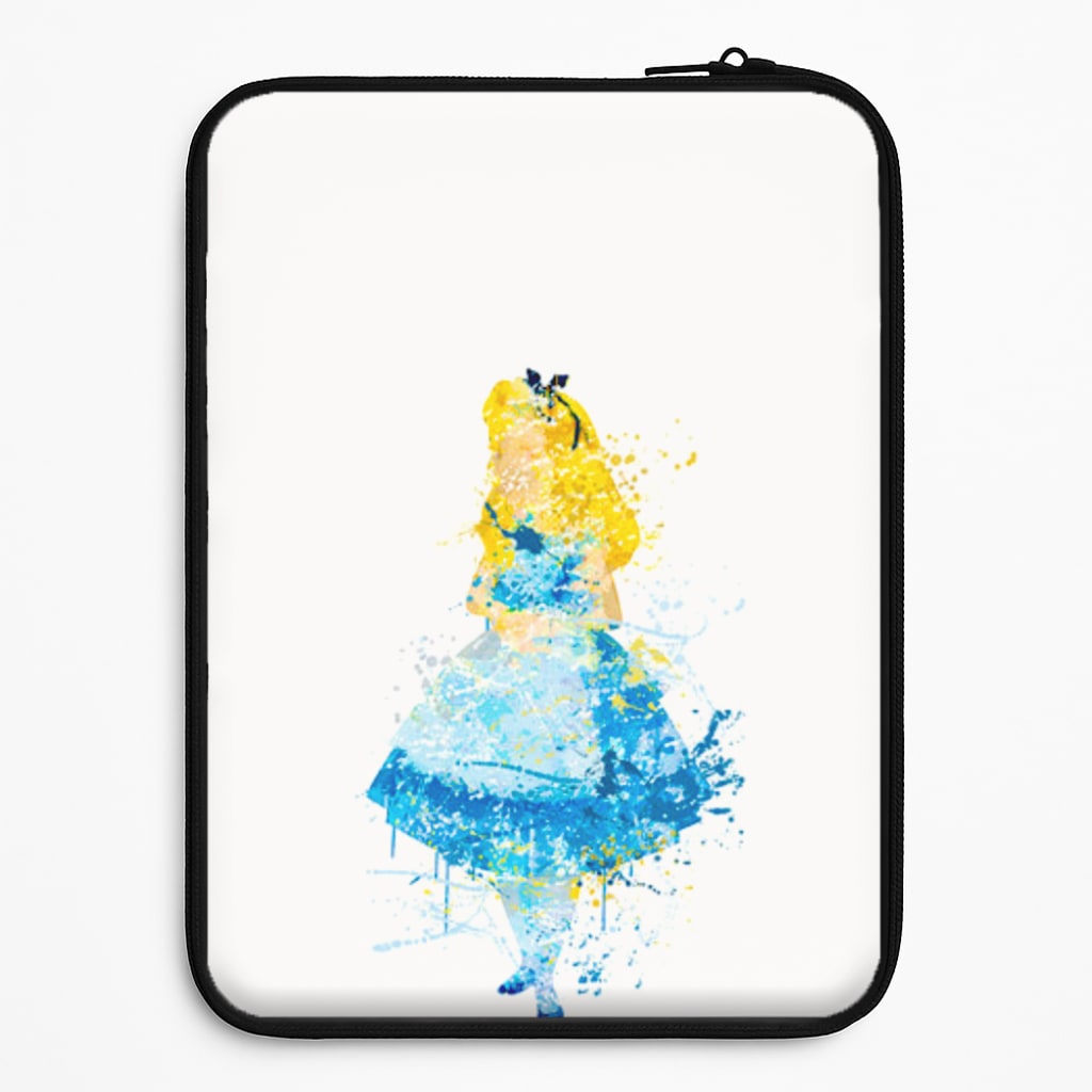 Watercolour Alice in Wonderland Fairytale Laptop Sleeve