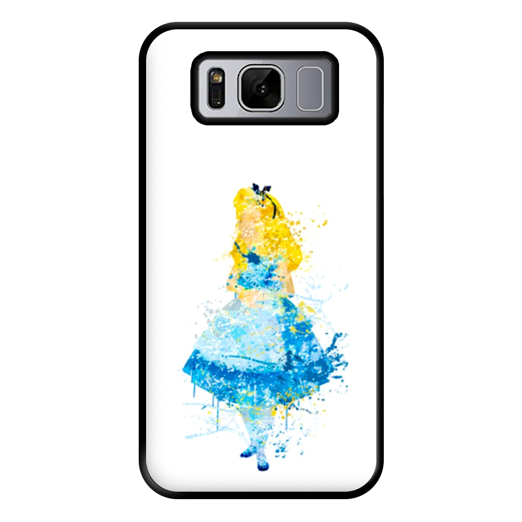 Watercolour Alice in Wonderland Fairytale Phone Case for Galaxy S8 Plus