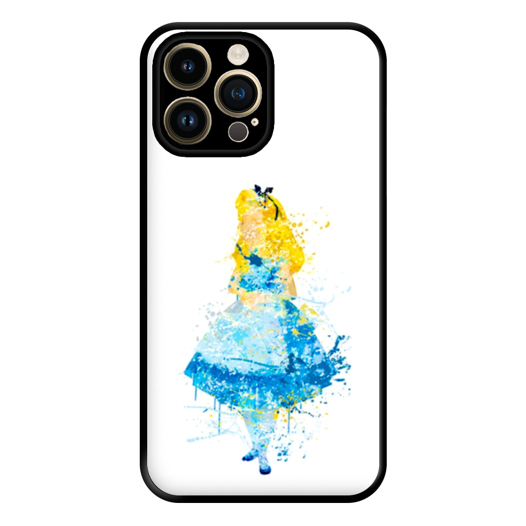 Watercolour Alice in Wonderland Fairytale Phone Case for iPhone 14 Pro Max