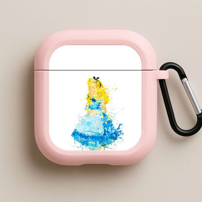 Watercolour Alice in Wonderland Fairytale Pink AirPods Case