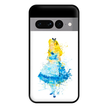 Watercolour Alice in Wonderland Fairytale Phone Case for Google Pixel 7 Pro