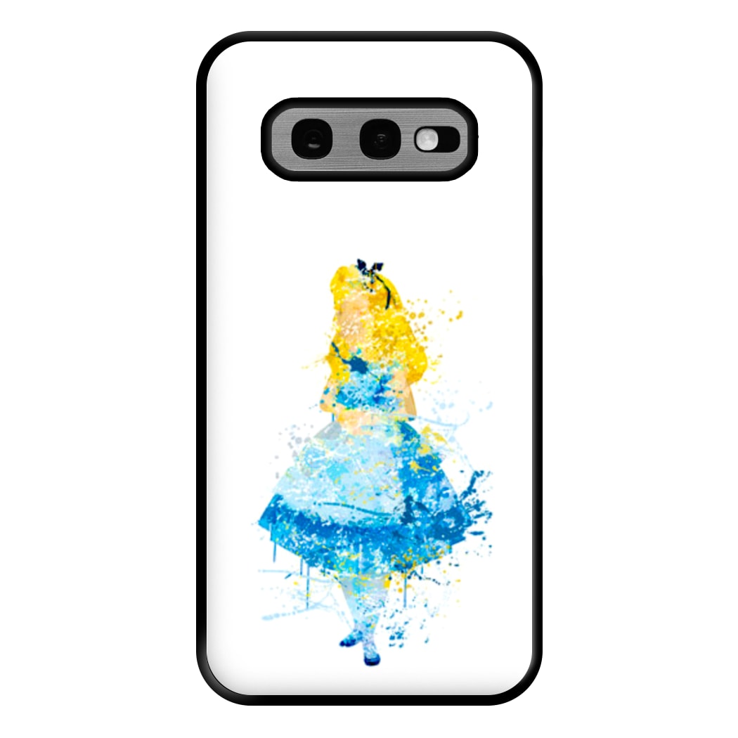 Watercolour Alice in Wonderland Fairytale Phone Case for Galaxy S10e