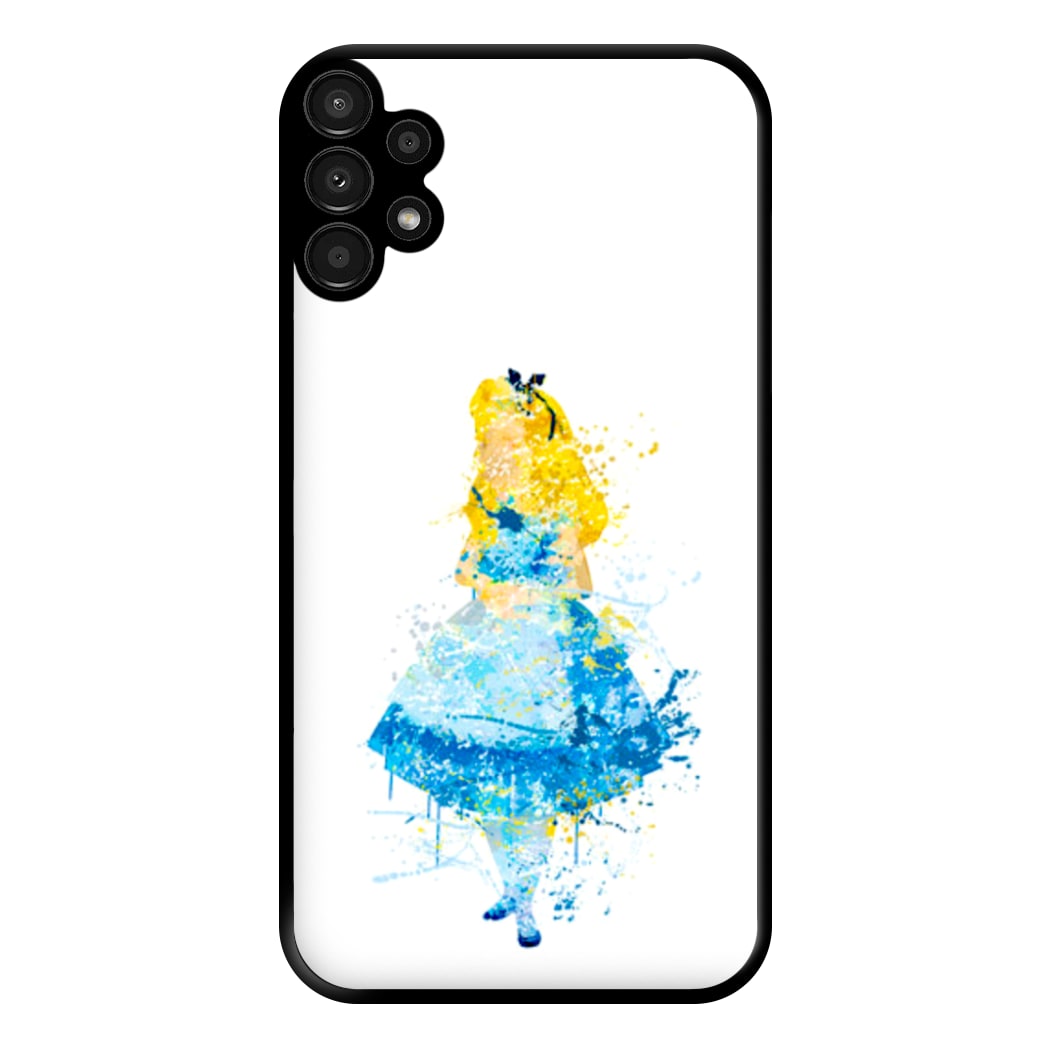 Watercolour Alice in Wonderland Fairytale Phone Case for Galaxy A13