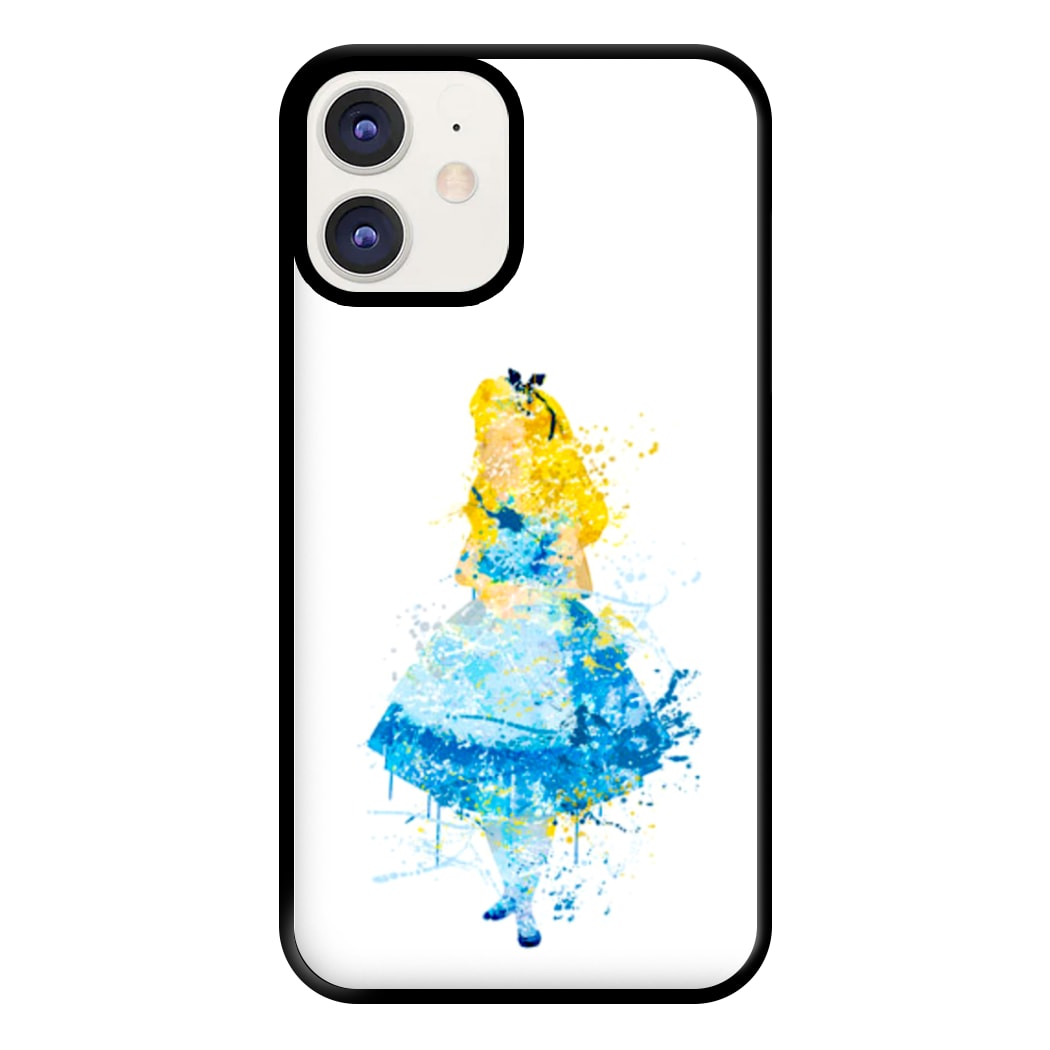 Watercolour Alice in Wonderland Fairytale Phone Case for iPhone 12 / 12 Pro