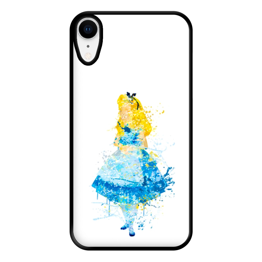 Watercolour Alice in Wonderland Fairytale Phone Case for iPhone XR