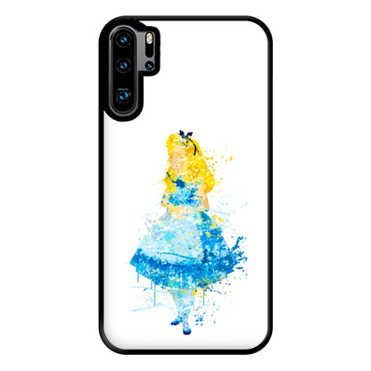 Watercolour Alice in Wonderland Fairytale Phone Case for Huawei P30 Pro