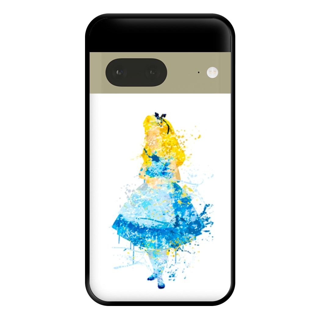 Watercolour Alice in Wonderland Fairytale Phone Case for Google Pixel 7a