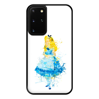 Watercolour Alice in Wonderland Fairytale Phone Case for Galaxy S20 Plus