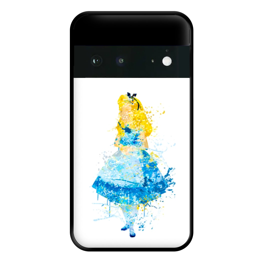 Watercolour Alice in Wonderland Fairytale Phone Case for Google Pixel 6a