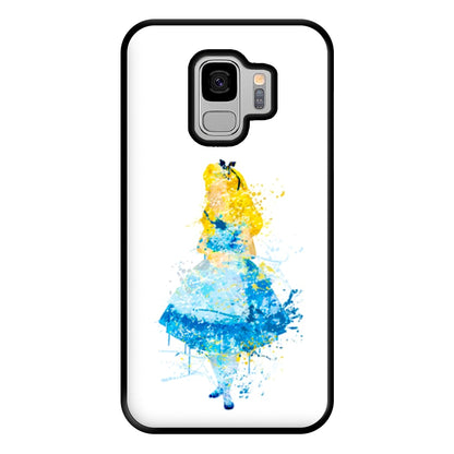 Watercolour Alice in Wonderland Fairytale Phone Case for Galaxy S9 Plus