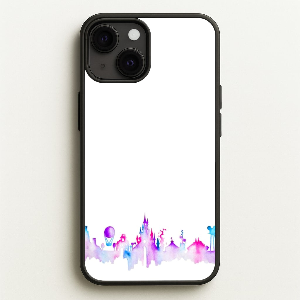 Watercolour Fairytaleland Paris  - Disney Phone Case for iPhone 13 Mini