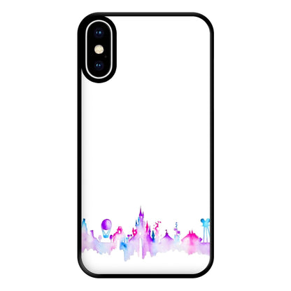 Watercolour Fairytaleland Paris Phone Case for iPhone XS Max