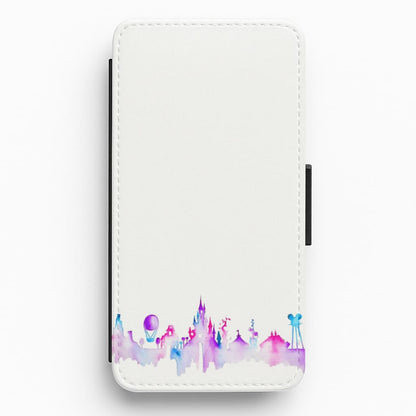 Watercolour Alice in Wonderland Fairytale Flip / Wallet Phone Case