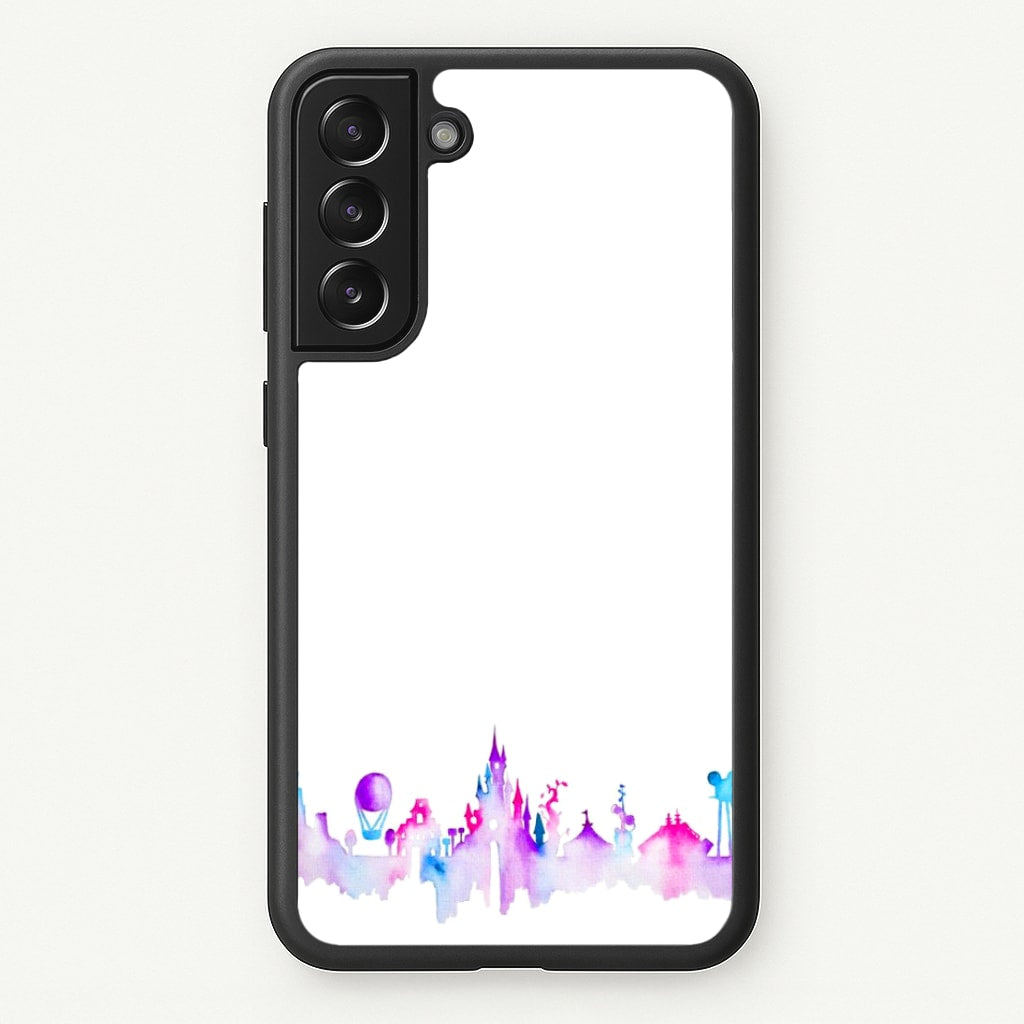 Watercolour Fairytaleland Paris  - Disney Phone Case for Galaxy S22 Plus