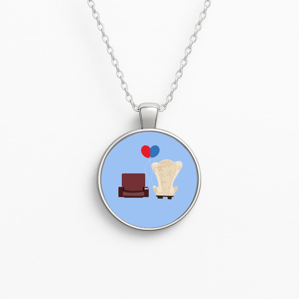 UP Chairs Circle Necklace