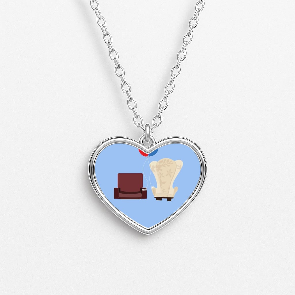 UP Chairs Heart Necklace