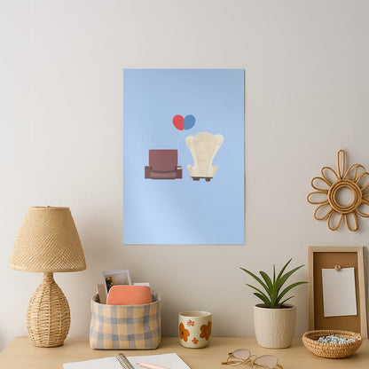 UP Chairs Art Print