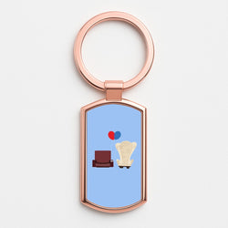 UP Chairs Rose Gold Keyring