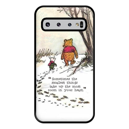 Sometimes The Smallest Things Phone Case for Galaxy S10 Plus