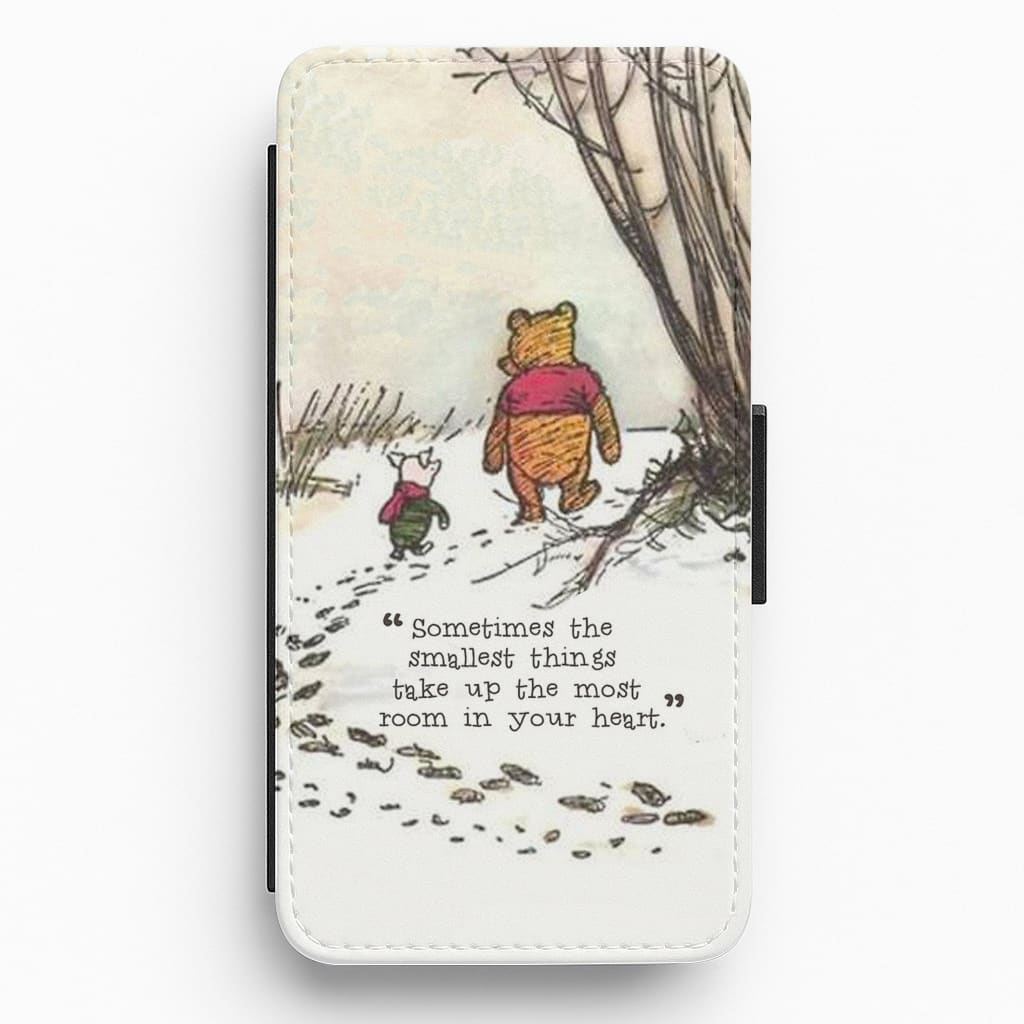 Sometimes The Smallest Things Flip Wallet Phone Case