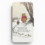 Sometimes The Smallest Things Flip Wallet Phone Case