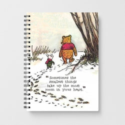 Sometimes The Smallest Things - Winnie The Pooh Notebook - Fun Cases