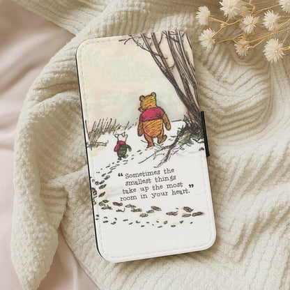 Sometimes The Smallest Things Flip Wallet Phone Case