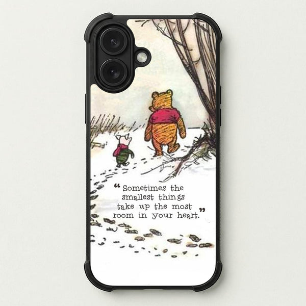 Sometimes The Smallest Things Phone Case — Bumper case