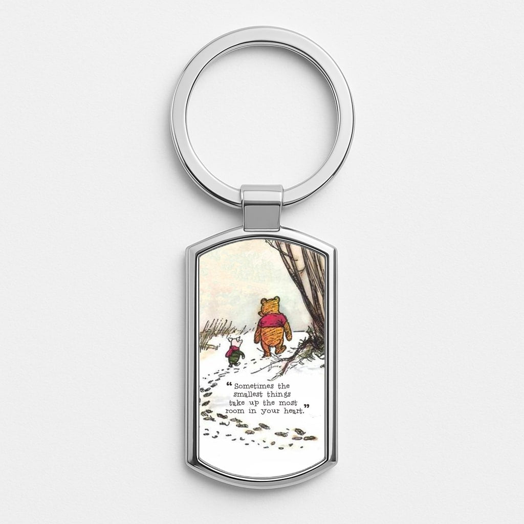Sometimes The Smallest Things Luxury Keyring