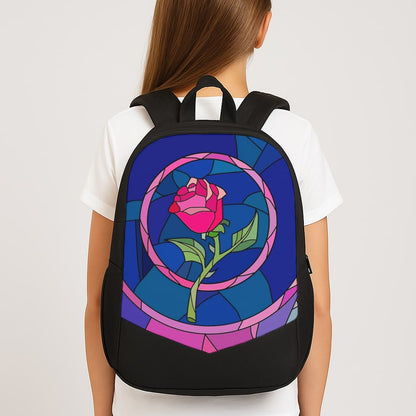 Glass Rose - Beauty Large School Bag