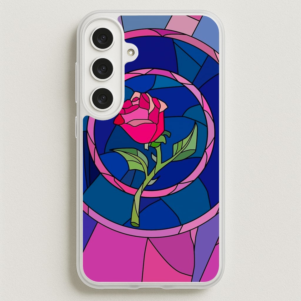 Glass Rose - Beauty Phone Case for Galaxy S25FE
