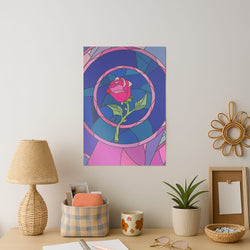 Glass Rose - Beauty Art Print