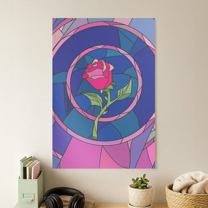 Glass Rose - Beauty Poster