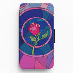 Glass Rose - Beauty Flip Wallet Phone Case