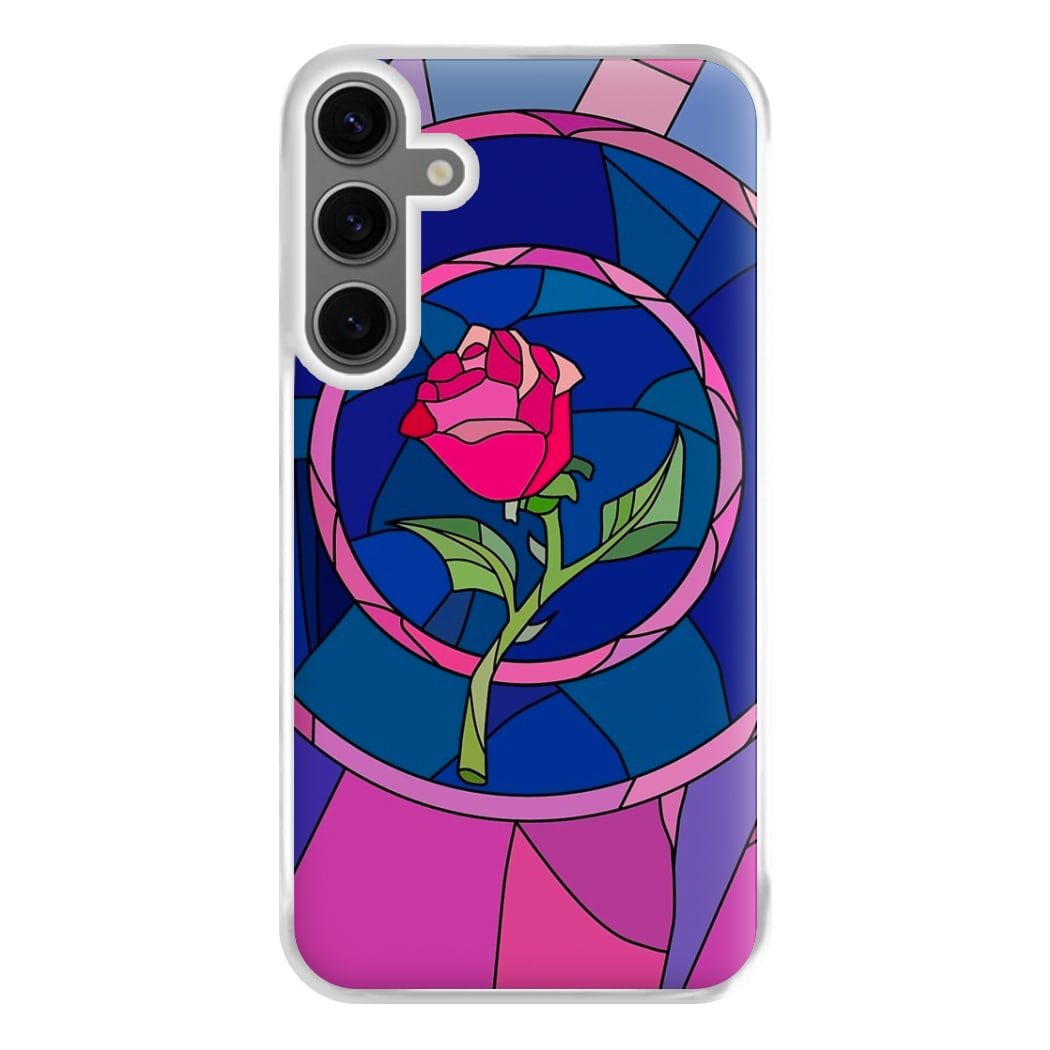 Glass Rose - Beauty Phone Case for Galaxy S24FE