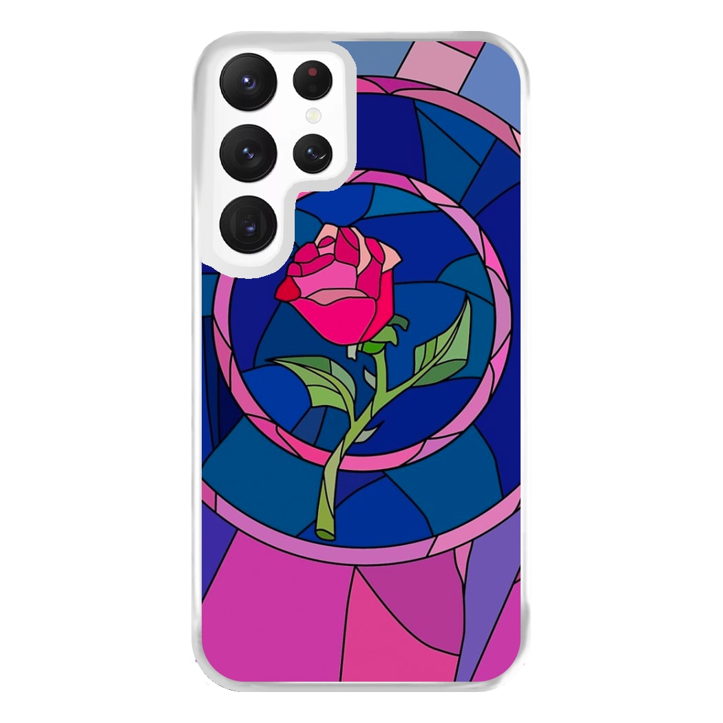 Glass Rose - Beauty Phone Case for Galaxy S22 Ultra